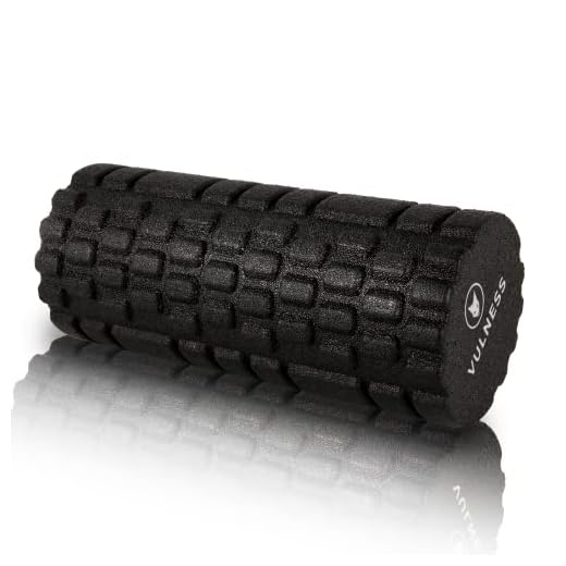 Foam Roller Back Pain Legs | Trigger Point Deep Tissue Massager Rollers Physical Therapy Muscles Yoga Exercise Fit Calf Workout Fitness Stretching Myofascial Release Recovery High Density (Charcoal)