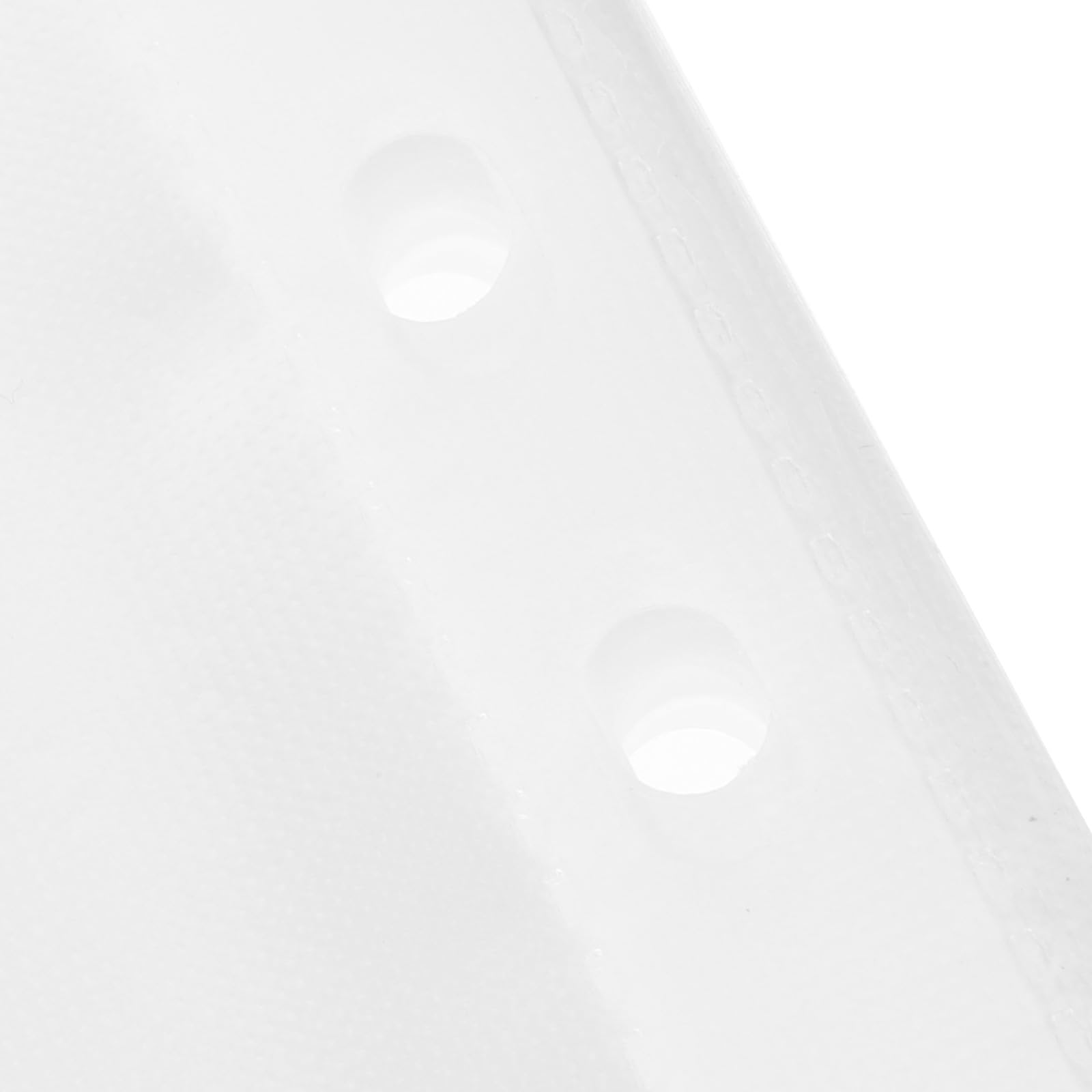 Outanaya Conteneur D'affichage de Numéro en PVC Blanc et Résistant la Déchirure pour Documents et Dossards de Course, Lot de 100 Pièces, Usage Quotidien