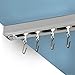 RoomDividersNow Ceiling Track Set - Medium, For Spaces 6ft - 12ft Wide (Silver)