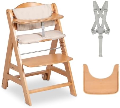 hauck Beta+ Trona Evolutiva Madera con Certificado FSC®, Natural ...