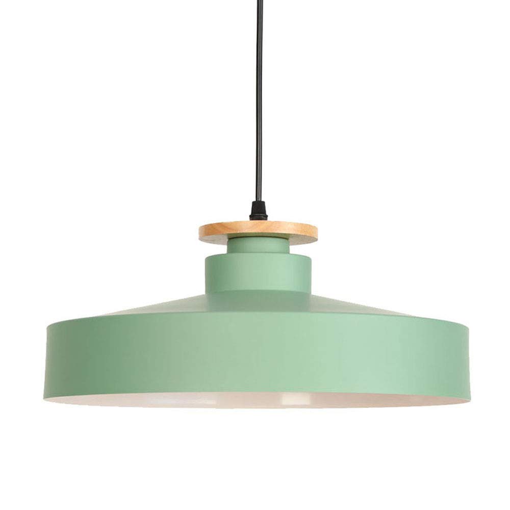 Lampe suspendue verte E27 lustre de restaurant minimaliste de 40cm pour chevet