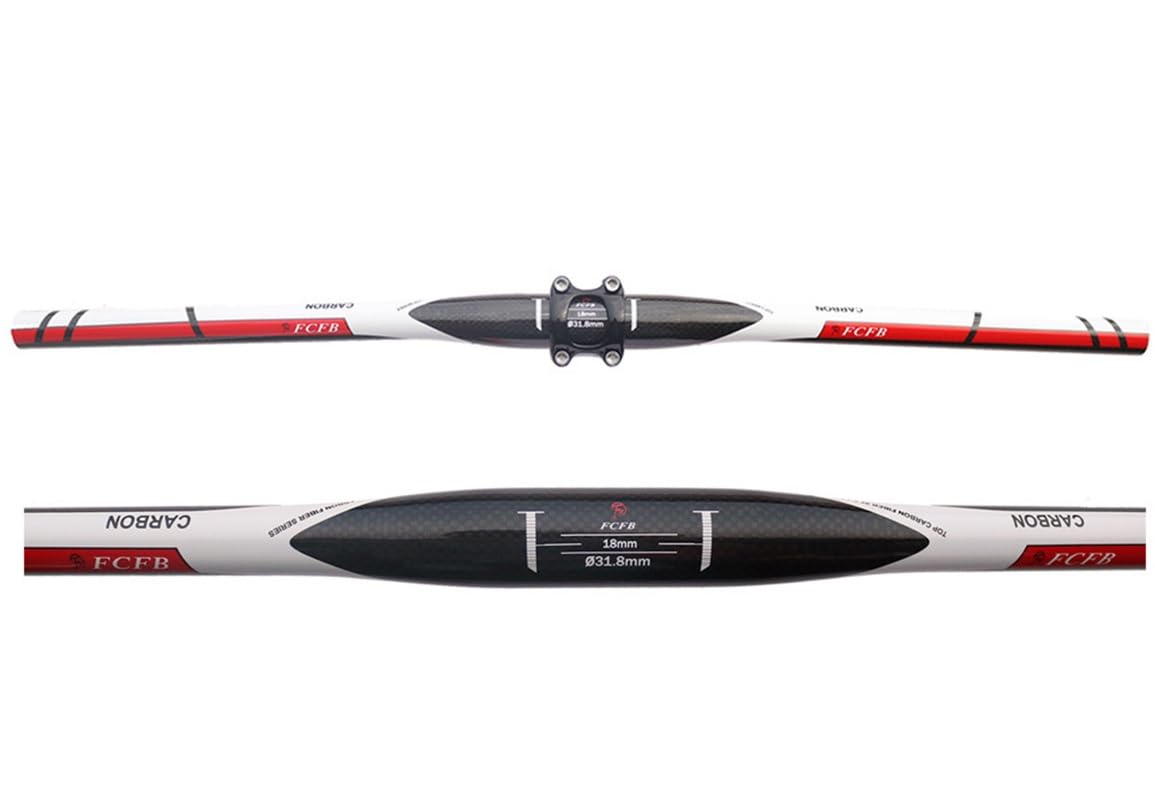 flatbar lenker rennrad FukkeR Flat 31.8mm Fahrrad Für BMX DH XC AM FR Carbonfaser Mountainbike Lenkerstange 600/620/640/660/680/700/720/740/760mm (Color : Red, Size : 680mm) Sport & Freizeit Color:Pitch Gray Bild zu Jonas Dassler improved electric mistress flanger