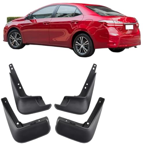 Guardabarros coche y protector de salpicaduras para Corolla Sedan 2014 a 2018 2