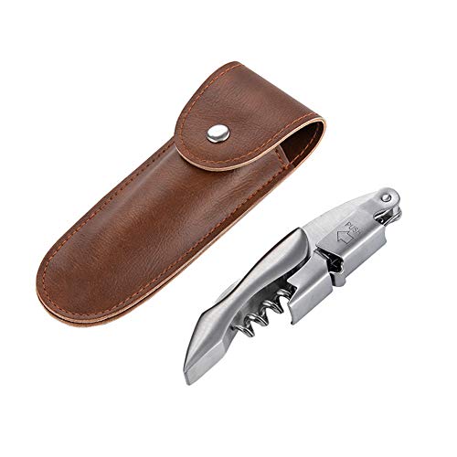 MIAO. Los camareros del sacacorchos Profesional - Acero Inoxidable Sacacorchos con Funda