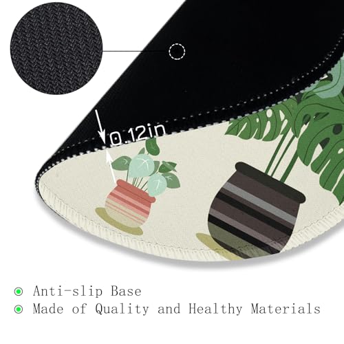 image for Gctriki Cute Round Mouse Pad, Inspirational Small Computer Mouse Pads 