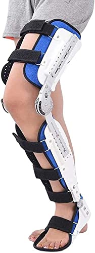 Youpin Source SENTIM Hinged Knee Foot Support e, Stabilizer Orthosis Splint, for Injury Recovery Postoperative, Corrector Men, Women (Color : Left), 1.0 Count