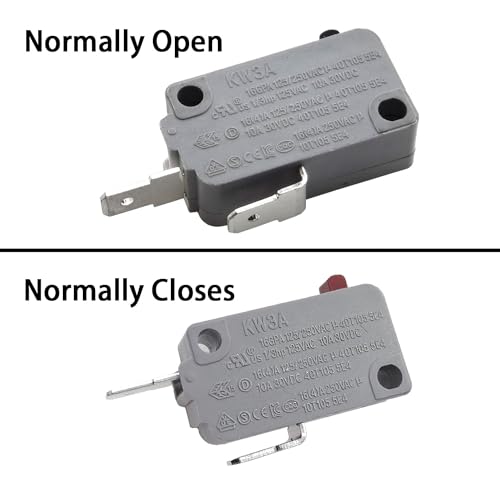 KW3A Microwave Oven Door Switch 16A 125/250V Door Interloc (2 Normally Open and 1 Normally Closes)
