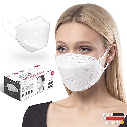 Lot De 10 Masques FFP2 Blancs Forme Poisson - Boucles D'oreille Rondes Et Douces - Norme EN149 - Emballage Individuel - 5