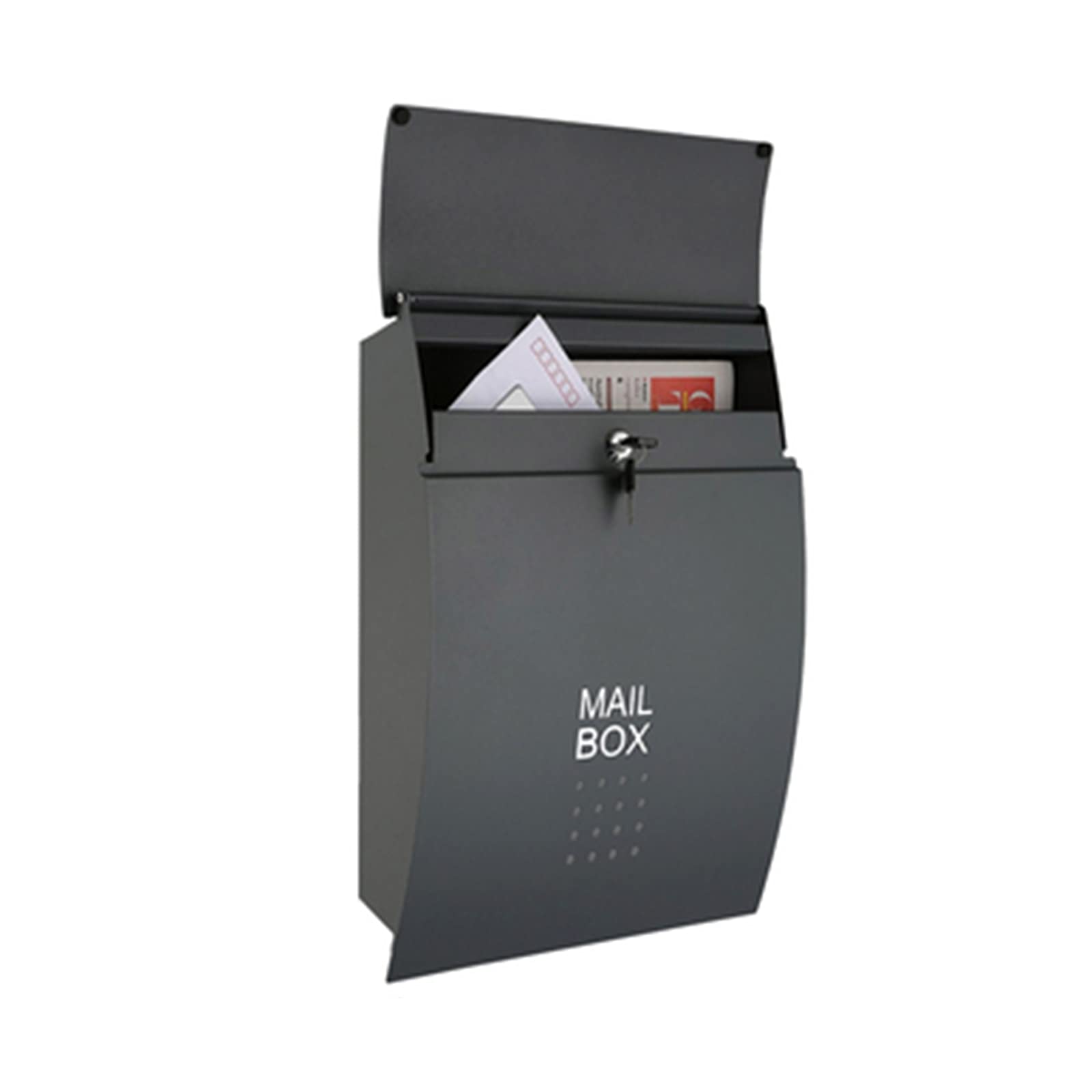 Buy Mailboxes Wall with Key Lock Letter Box Basket for Mail Locking