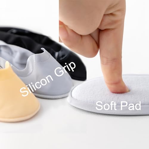 6 Pair Ultra Low Cut Invisible Womens No Show Socks With Padding For Flats Loafer, Size 5-7,8-10.5,11-13,4