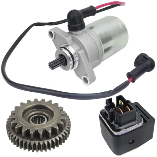 Démarreur avec engrenage et relais pour Polaris Sportsman 90 2001-2006