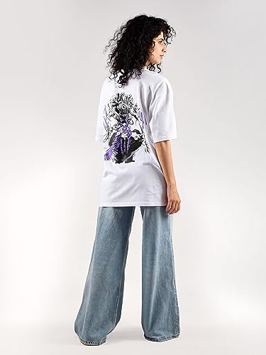 Image of ComicSense.xyz Unisex Anime Oversized Heavy Gauge T Shirts for Men and Women, 240 GSM The Bond Printed Anime T Shirt