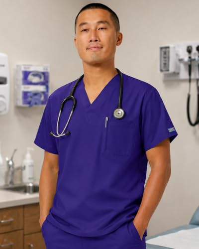 Image of Cherokee WW Originals Unisex Scrubs for Women & Men V-Neck Scrub Top