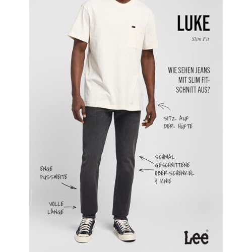 LEE - Jeans Herren - Slim Tapered Fit - Luke - Asphalt Rocker – Ansicht 4