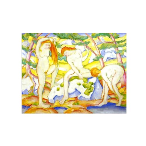 Bathing Girls celebre tableau impressions sur toile 105x80cm evasion artistique