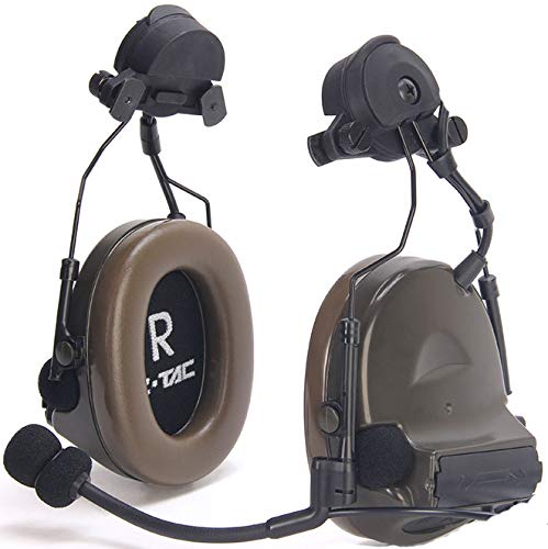 ZTAC Official Z-Tactical Comta II Tactical Headset+Wendy Rotatable Adapter Noise Canceling Sound Collection G:1 Non-Mil-Spec FG (Z153-C2-Wendy-R)