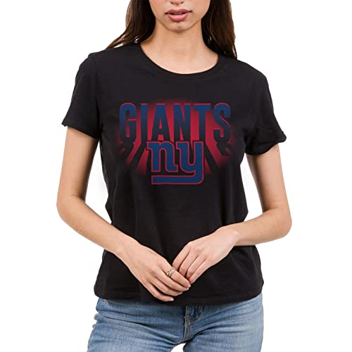 Junk Food Clothing x NFL - New York Giants - Team Spotlight - Women's Short Sleeve Fan T-Shirt - Size Medium
