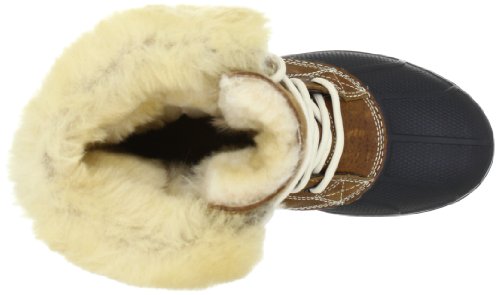 Crocs Women's Allcast Luxe Duck Boot,Hazelnut/Stucco,5 B(M) Us #TOP4