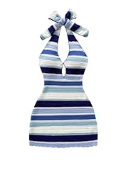 Blue and White Striped