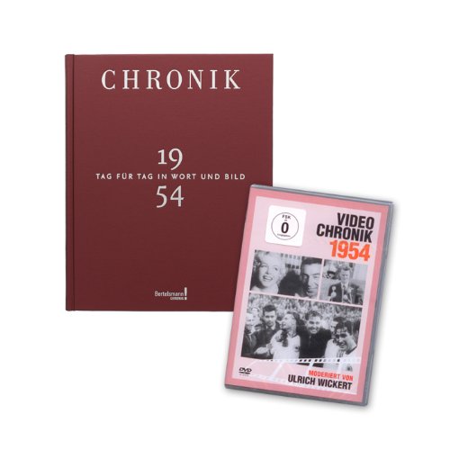 Chronik-Duo 1954, Geschenkset Buchchronik 1954 + DVD Chronik 1954