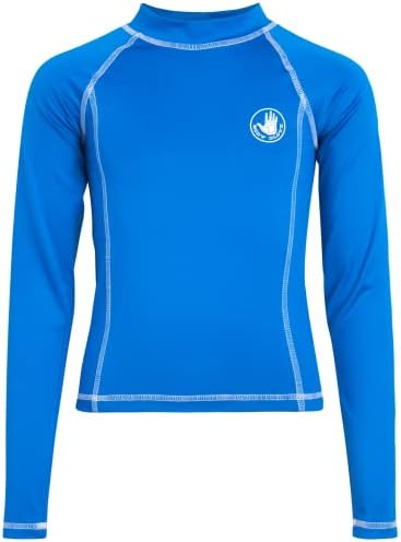 Body Glove Boys' Rash Guard Shirt – UPF 50+ Quick Dry Sun and Sand Protection Swim Shirt – Swimwear for Kids (5-14), Size 6, Royal