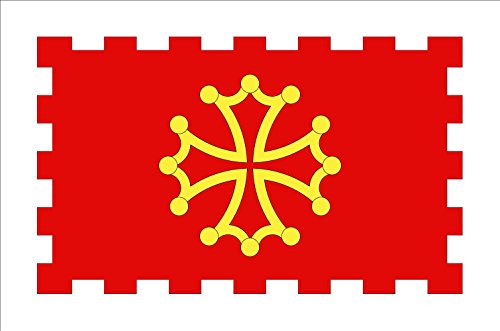 Drapeau XL de l'Aude format paysage grand format pour mât