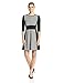 Sandra Darren Women's V-Stripe Fit-and-Flare Dress
