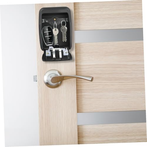 Caja de seguridad para llaves con combinación de metal impermeable para exterior 5