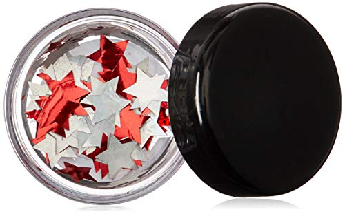 Decore Moi Tiny Stars Body Glitter, Red Tiny Stars, 11 Gram