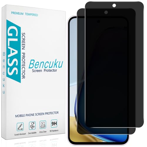 Bencuku (2 Pack) Privacy Screen Protector for Samsung Galaxy A36 5G Anti Spy Tempered Glass Anti Scratch Bubble Free Case Friendly
