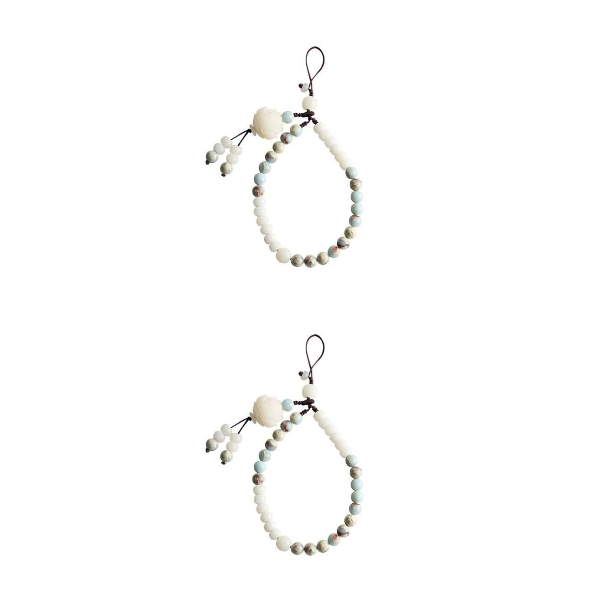 SHINEOFI Correa para Móvil con Retro Lanyard de Muñeca Antideslizante para Sujetar Teléfonos y Accesorios de Instalar y Retirar