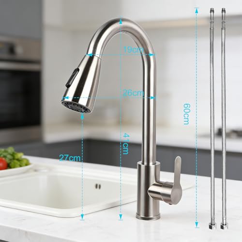 Mitigeur d'évier pivotant à 360° pour simplifier la vaisselle - 5