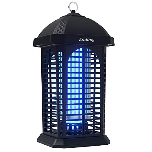 Endbug Bug Zapper Outdoor Insect Killer , 25W 4200V Waterproof Electric Mosquito Fly Trap for Home Garden Patio Backyard