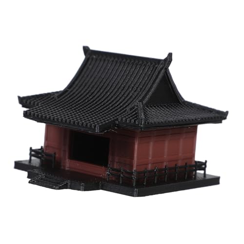 BESPORTBLE Scultura Pagoda Miniatura in Plastica Per Arredamento Casa e Ufficio, Decorazione Orientale Vintage Padiglione in Stile Cinese Per Terrario e Tavolo