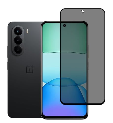Image of ZARALA Privacy Tempered Glass Compatible for OnePlus Nord CE6 Lite (6.72 Inch) Edge to Edge Full Screen Coverage with Easy Installation kit & Cable Protector | Anti-Spy Protection