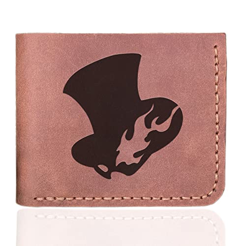 Persona 5 Joker Leather Wallet Mens, Gift for Him, Personalized Mens Wallet, Christmas Gift for Him Gamer Gift, Custom Leather Wallet Handmade, Husband Gift, Boyfriend Gift, Geek Gift s16