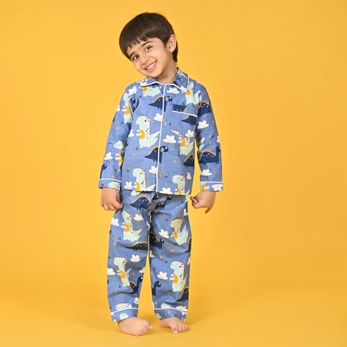 Image of Jam & Sugar Boys Cotton Printed Night Suit Set