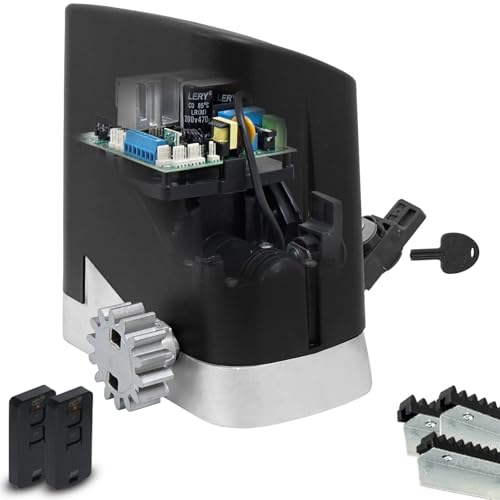 Kit Motor Portão Eletrônico Dz Ppa Jet Flex 3m Cremalheira 1/4 Ultra Rápido- Bivolt