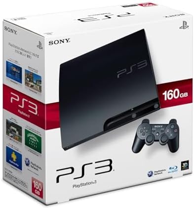 【整備済み品】 SONY ソニー PlayStation 3 HDD 160GB チャコール・ブラック CECH-3000A PS3 プレステ3 プレイステーション3