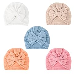 5 Pack Bow Hats B 3-12 Months