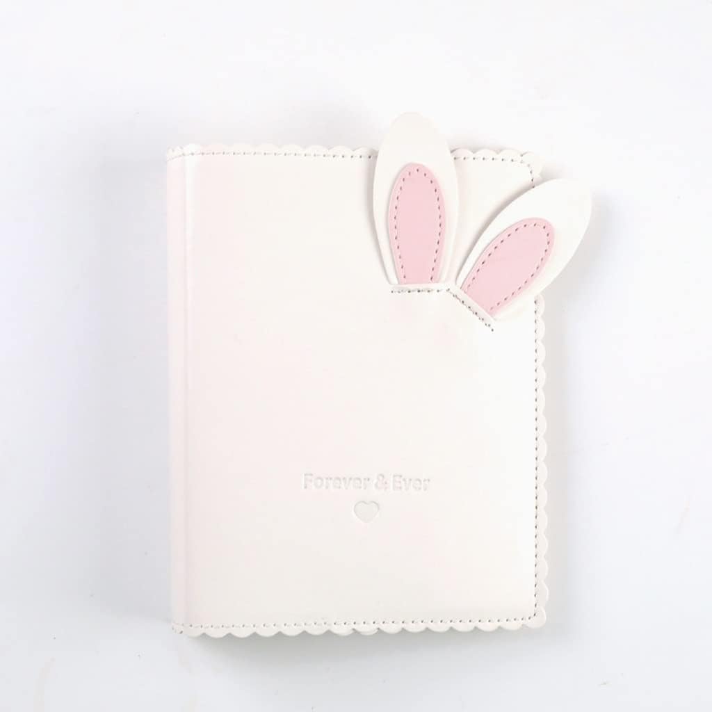 3 Inch Photo Album Mini Instant Picture Case Storage for Film Cute Bunny Photography(Onecolor)