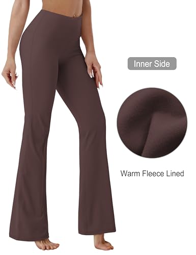 Image of BUBBLELIME 29 inch /31 inch /33 inch /35 inch /37 inch 3 Styles Women's High Waist Bootcut Yoga Pants Basic /Side Pockets Tummy Control Workout Flared