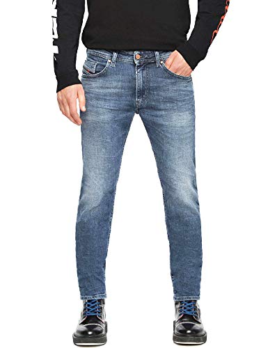 Jeans DIESEL Thommer 00sw1 bleu pantalon slim homme taille 28 en toile denim