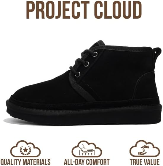 Project Cloud 100% Genuine Leather Women's Ankle Boots - Memory Foam Insole Boots for Women and Non-Slip Lace-up Fall Winter Boots for Women (Julee) - Image 4