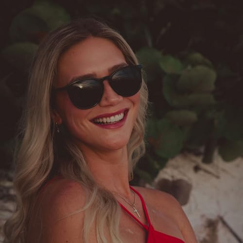 BluBlocker Hyde Park Sunglasses, Blue Steel Frame, Nylon Construction, HD Gray Lenses with Blue Light Blocking Technology, 53mm Width4