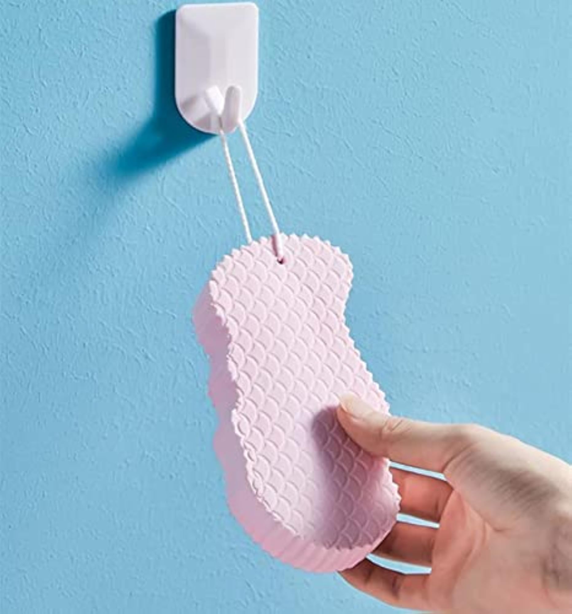 Body Scrubber Exfoliating 3D Bath Sponge, Reusable for All Ages