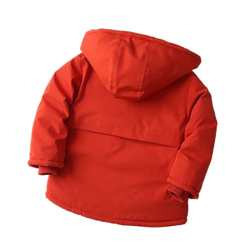 Kids Heavyweight Hooded Coat Child Outdoor Warm Thick Padded Jacket2