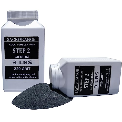 SACKORANGE 6 LBS Step2 220 Grit Silicon Carbide Rock