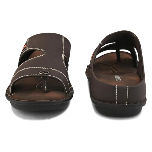 Image of Centrino Sandal for Men | Grip Insole for Stability | slippers /sliders for men |mens sandals casual | sandals for men | Modern Look with Straps | Comfortable Footwear (9266)