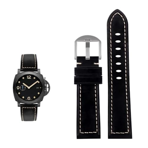 Bracelet de montre fait main 20mm 22mm 24mm 26mm en cuir vintage